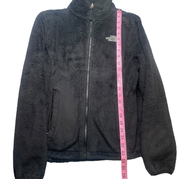 THE NORTH FACE Women’s Fuzzy Fleece Black Full Zip Jacket Size Small - Picture 7 of 7